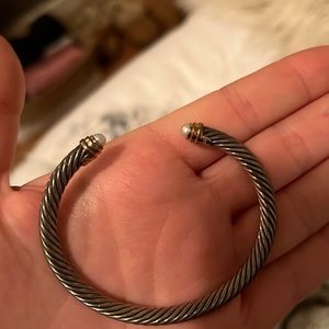 Cable Classics Bracelet with Pearls and 14K Yellow Gold